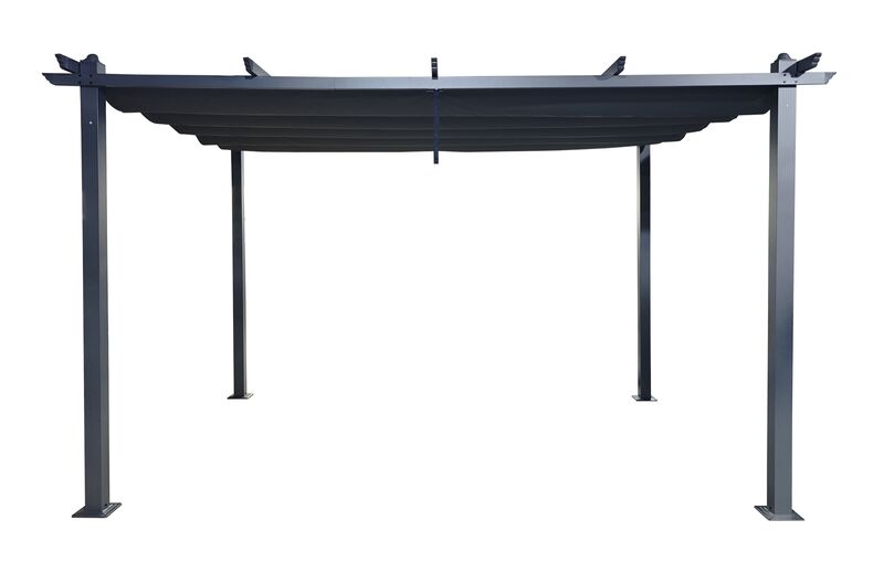 Skandi pergola 3x4 m musta/tummanharmaa
