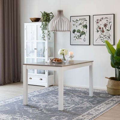 Moona ruokapöytä 80x130 valkoinen, asiakaspalautus