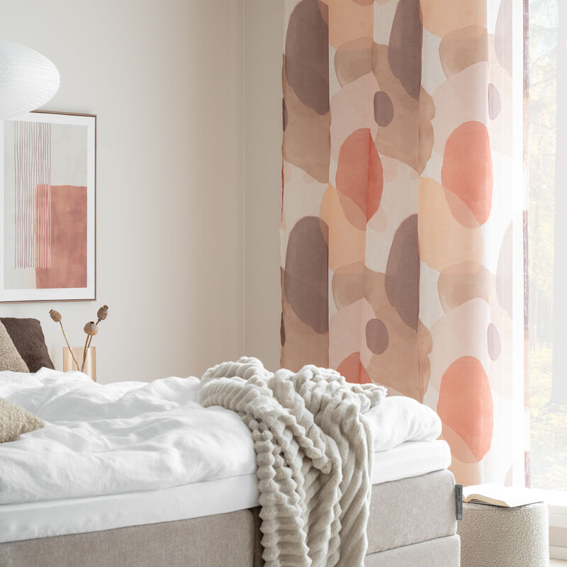 Paletti sivuverho 140x280 cm ruskea