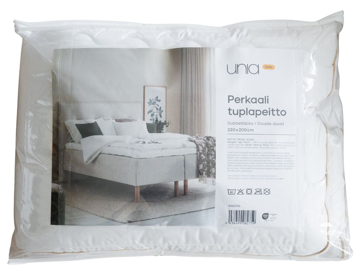 Unia Kulta Perkaali tuplapeitto 220x200