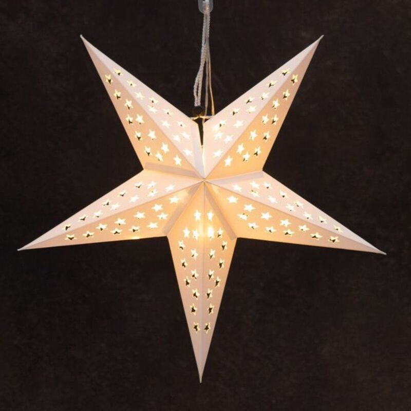 Finnlumor LED-paperitähti valkoinen 43 cm