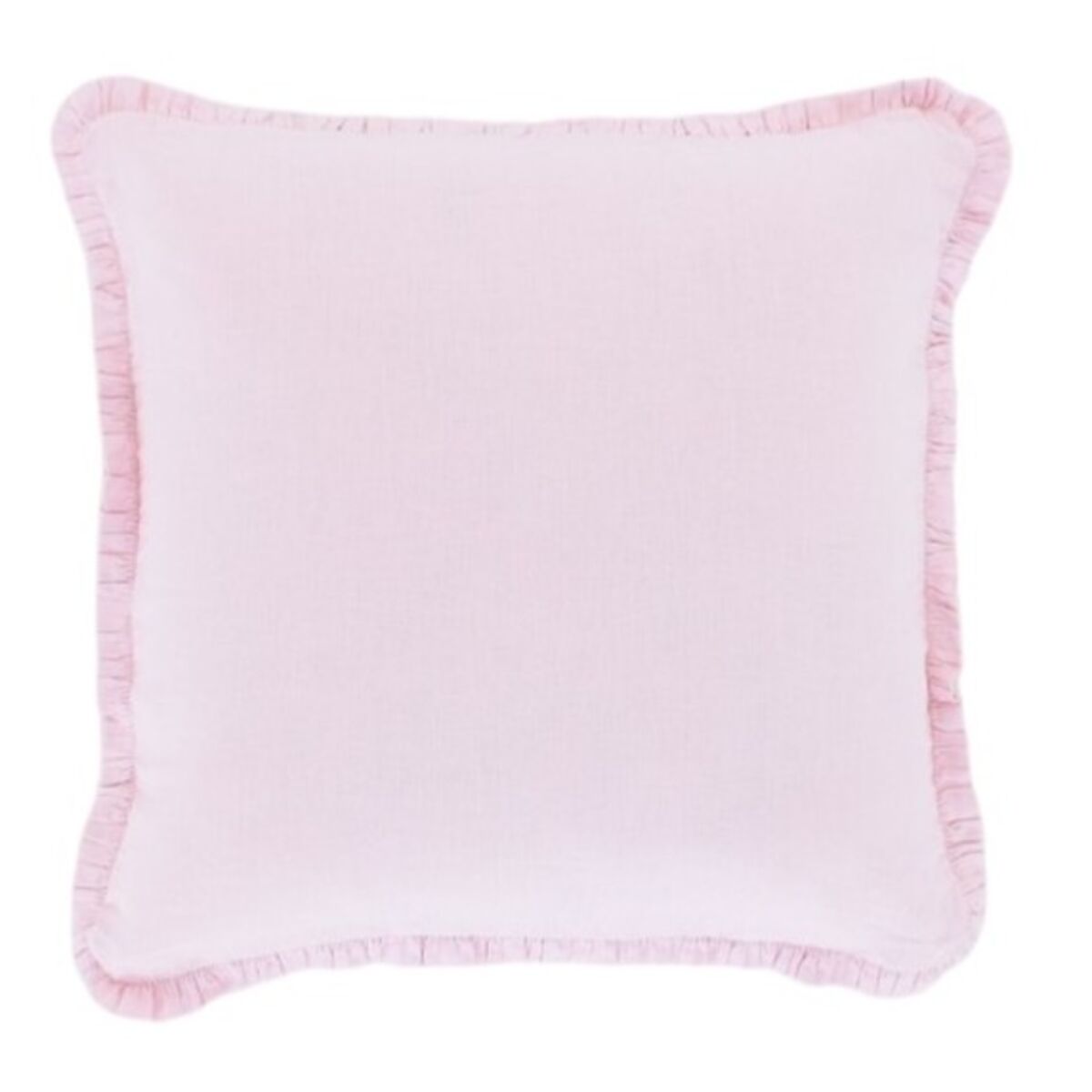 Veke Hetki pellava röyhelö tyynynpäällinen 60x60 cm vaalea roosa