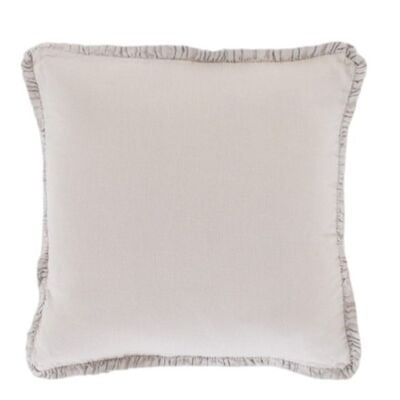 Hetki pellava röyhelö tyynynpäällinen 60x60 cm hiekka