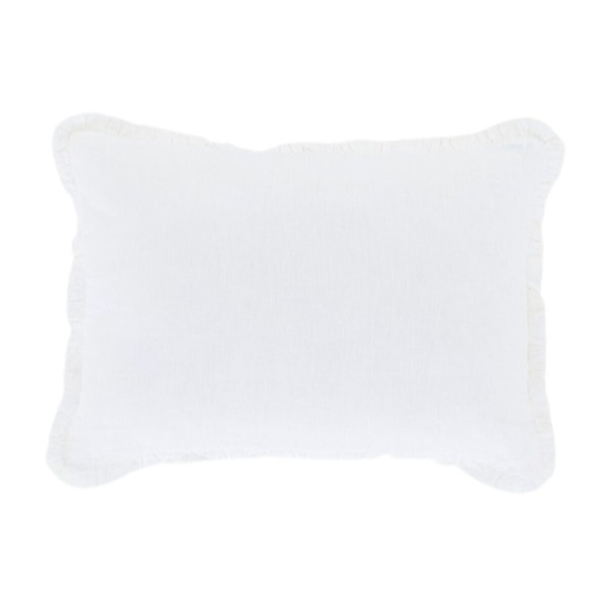Veke Hetki pellava röyhelö tyynynpäällinen 50x70 cm valkoinen