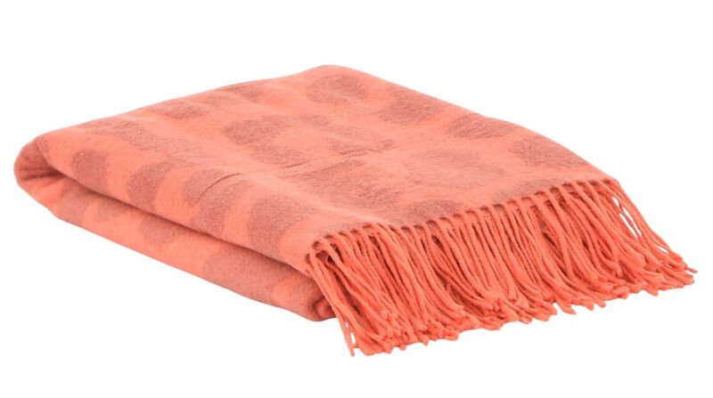 Luoto torkkupeitto 130x170 cm terra/koralli