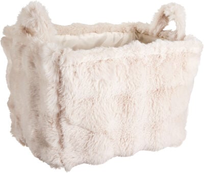 Kupla säilytyskori 38x26x24 cm valkoinen