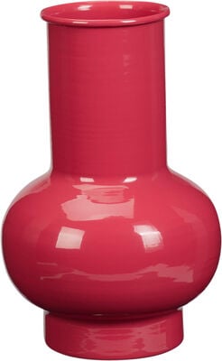 Riina vaasi metalli 26 cm pinkki