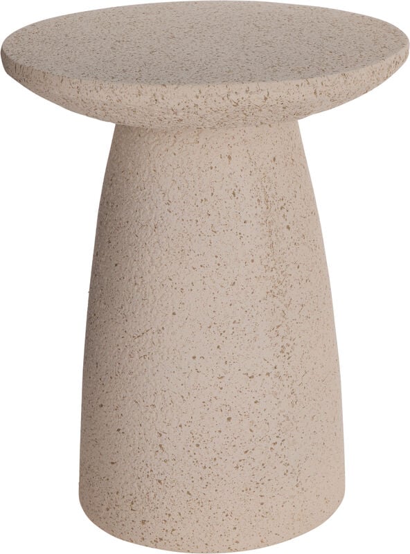Hieta pyöreä apupöytä Ø 36 cm beige