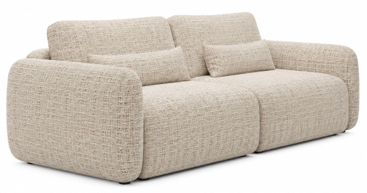 Mooda Unna 3-istuttava vuodesohva Kansas 6 beige