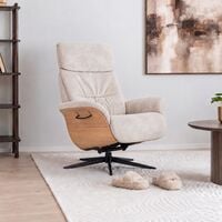 Hjort Balance lepotuoli Adore beige 3214, musta jalka