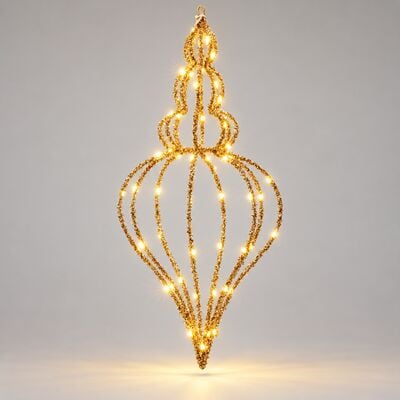 Hieno LED-valokoriste sisä-/ulkokäyttöön lämminvalkoinen