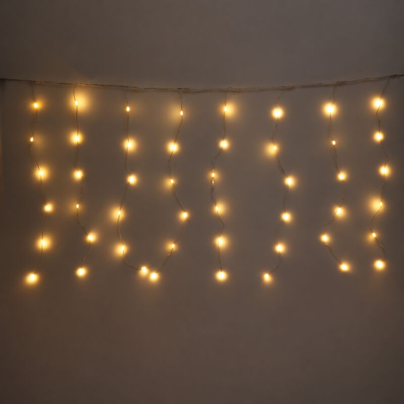 Reunus valoketju sisä-/ulkokäyttöön 120 led lämmin