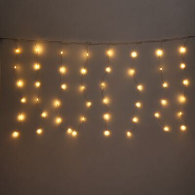 Reunus valoketju sisä-/ulkokäyttöön 120 led lämminvalkoinen