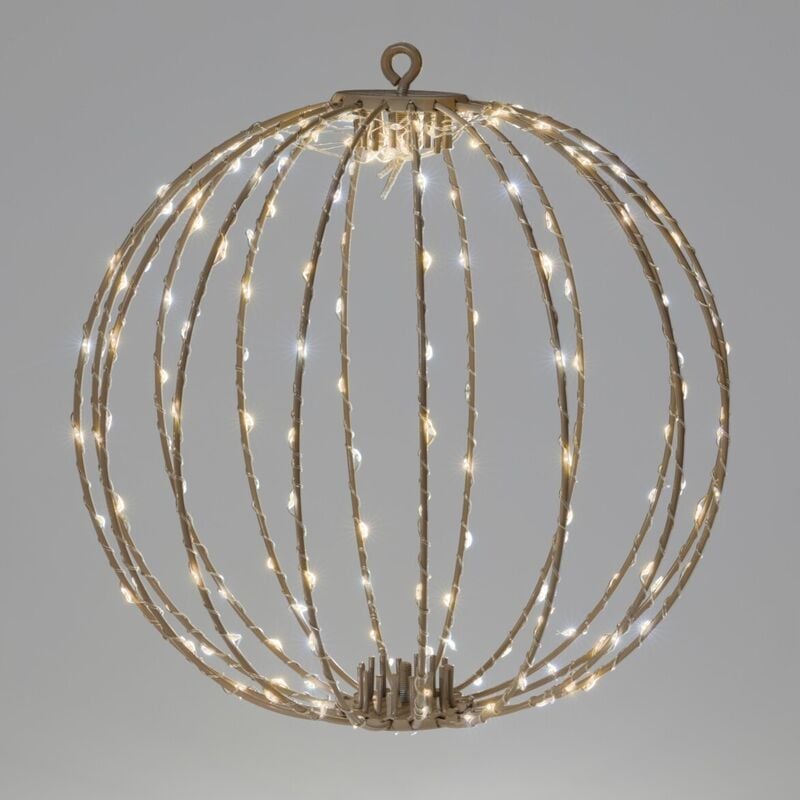 Tuikku valopallo sisä-/ja ulkokäyttöön 30 cm 192 led lämminvalkoinen