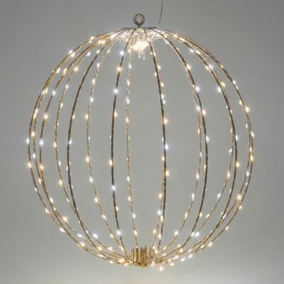 Tuikku LED valopallo sisä-/ja ulkokäyttöön 30 cm 192 led lämminvalkoinen