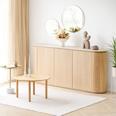 House Nordic Larvik senkki 180x40x85 cm luonnonväri