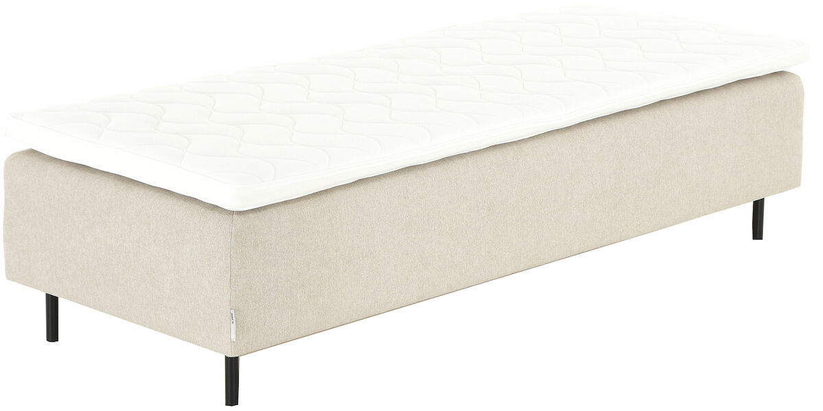 Unia Trend runkopatja 80x200 cm L hiekka Avalanche 02, mustat puujalat, asiakasp