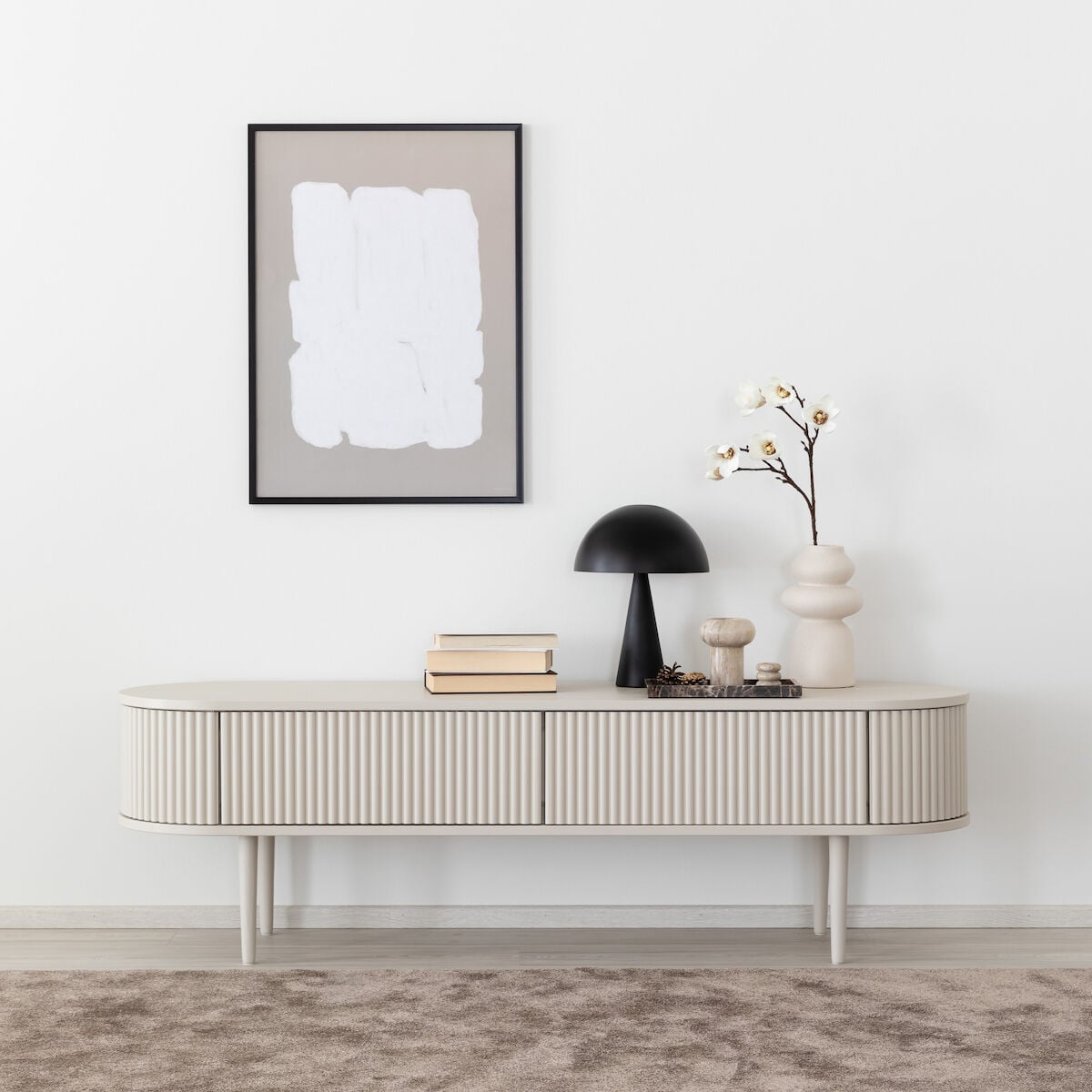 Ranua by Veke Taimi tv-taso 153x41x47 cm greige, asiakaspalautus