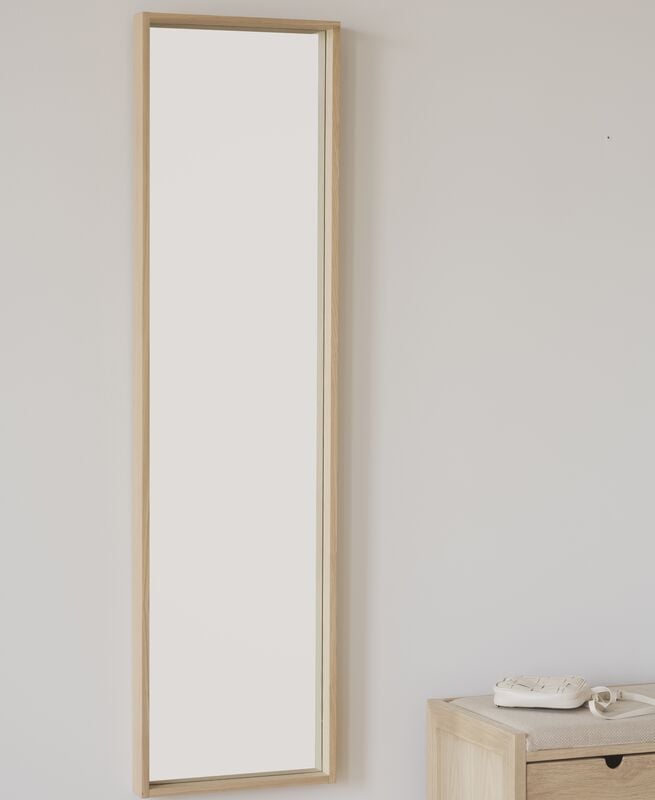 Rowico Home Hillmond peili 40x150 cm valkolakattu tammi