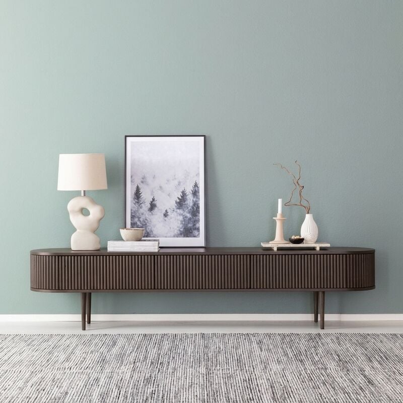Taimi tv-taso 209x41x47 cm tummanruskea