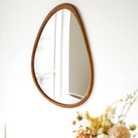 House Nordic Luxon peili 50x80 cm ruskea
