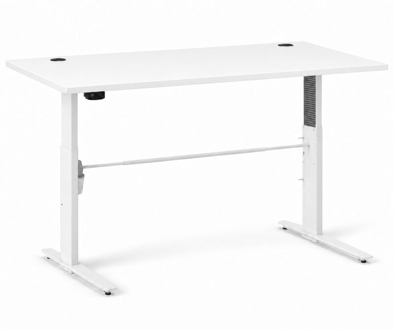 Prima sähköpöytä 150x80 cm valkoinen/valkoinen